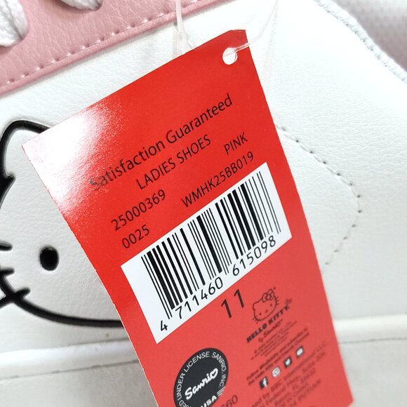 Hello Kitty Casual Court Sneaker By Sanrio Women Size US 11 Fit True To Size NWT - Picture 9 of 9
